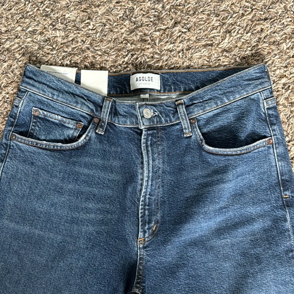 AGOLDE Wilder Mid-Rise Straight Jeans Size 30 NWT - Picture 5 of 14
